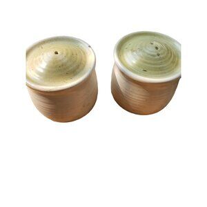 Franciscan Hacienda Green Salt & Pepper Shakers